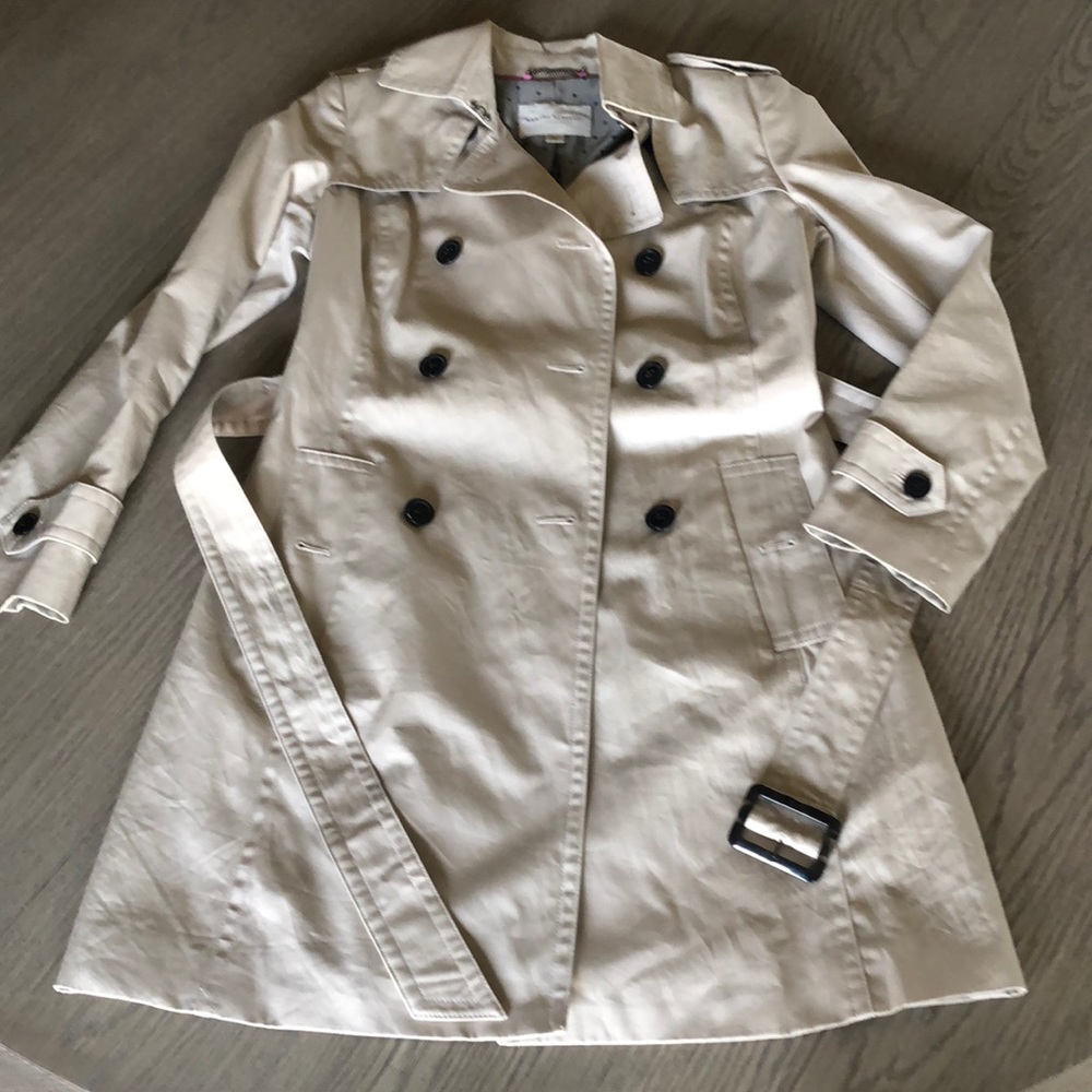 Banana Republic Khaki Trench Coat